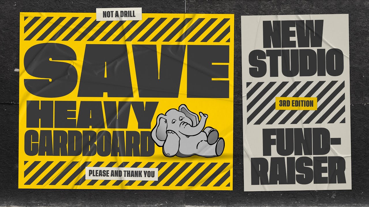 Save Heavy Cardboard from Demolition Fundraiser Kickoff Show!