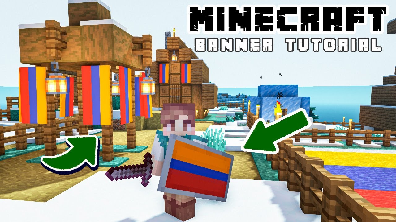 Minecraft: Armenia Flag Banner Tutorial 🇦🇲 | Ինչպես պատրաստել Հայաստանի դրոշը