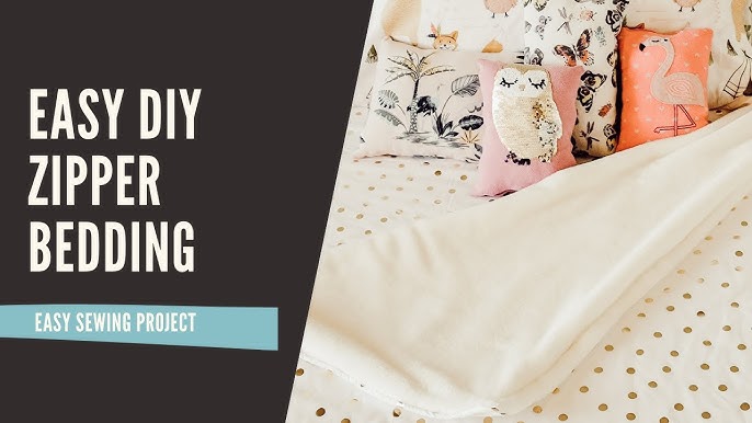 Diy Zip Up Bedding, TWIN SIZE