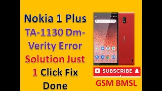 Nokia 1 plus dm verity error solution nokia 1 plus flashing guide nokia TA- 1130 dm verity error