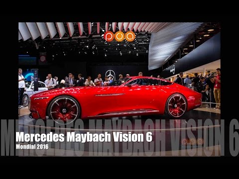 Vision Mercedes Maybach 6 Concept Mondial De L Automobile 2016