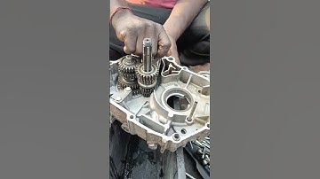 Hero Honda Hf Deluxe Gear Box Setting#short Full Engine work