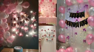 Simple &amp; Elegant Birthday Decor Ideas | Budget Friendly Setup