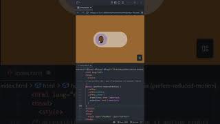 Simple Toggle Button using HTML, CSS & JS | #webdevelopment #coding#htmlcssjavascript#shorts