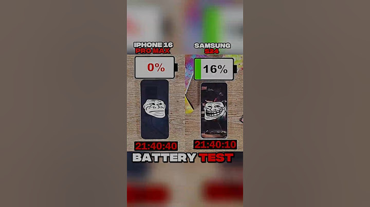 SAMSUNG S24 VS IPHONE 16 PRO MAX BATTERY 🔋⚡🪫 TEST?