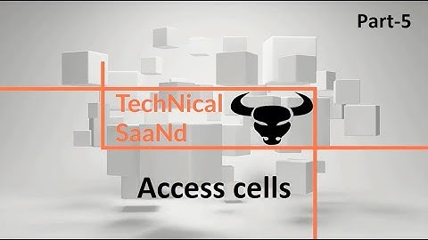 Ways of access cells Excel VBA Part-5 (full hindi tutorial)