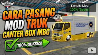 Cara Pasang Mod Bussid Truk Canter Box MBG screenshot 1