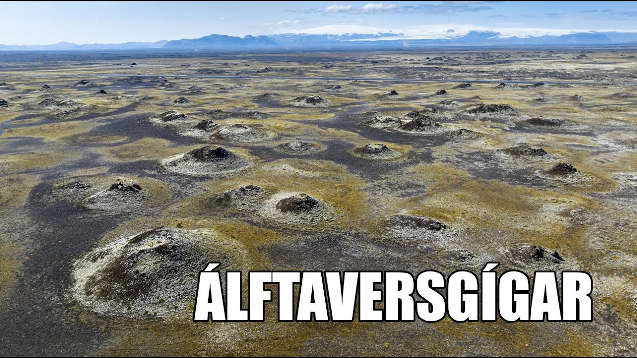 Álftaversgígar skoðaðir úr lofti YouTube