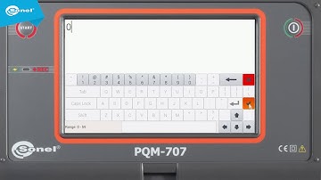 Sonel PQM 707 – User configurable power quality recording setup with a power quality analyser