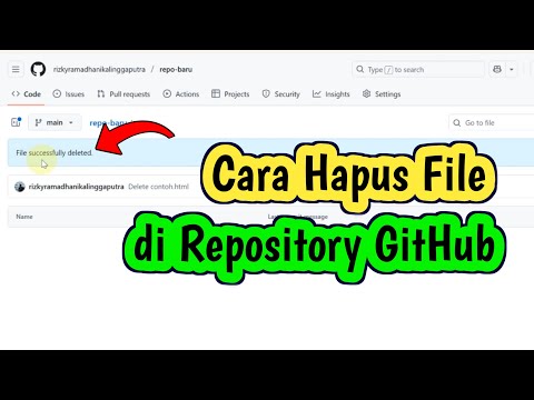 How to Delete Files in a GitHub Repository