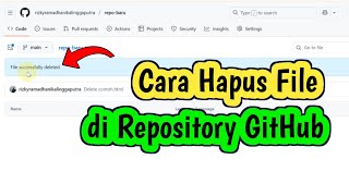 Cara Menghapus File di Repository GitHub