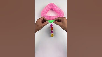 Hook Relaxing ASMR Creating POP-TUBE #asmr #satisfyingvideos #relaxing #oddasmr #insideout #crunchy