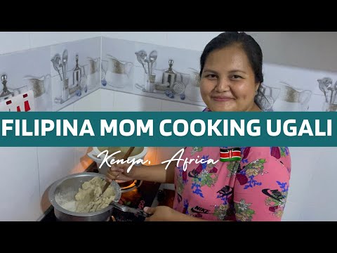 Filipina Mom In Kenya Buying Maize Cooking Ugali With Chicken 