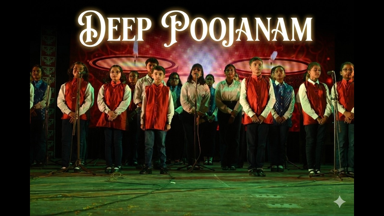 Deep Poojanam| TRANQUIL  RISE (MUSICAL CHOIR AND DIYA ) | ANNUAL PROGRAAME| CAEHS