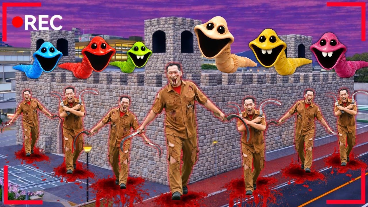 CCTV Rekam Banyak ANOMALI GURU SABIT Menyerang Benteng Yuta Mio Di Kota 😱 | Sakura School Simulator