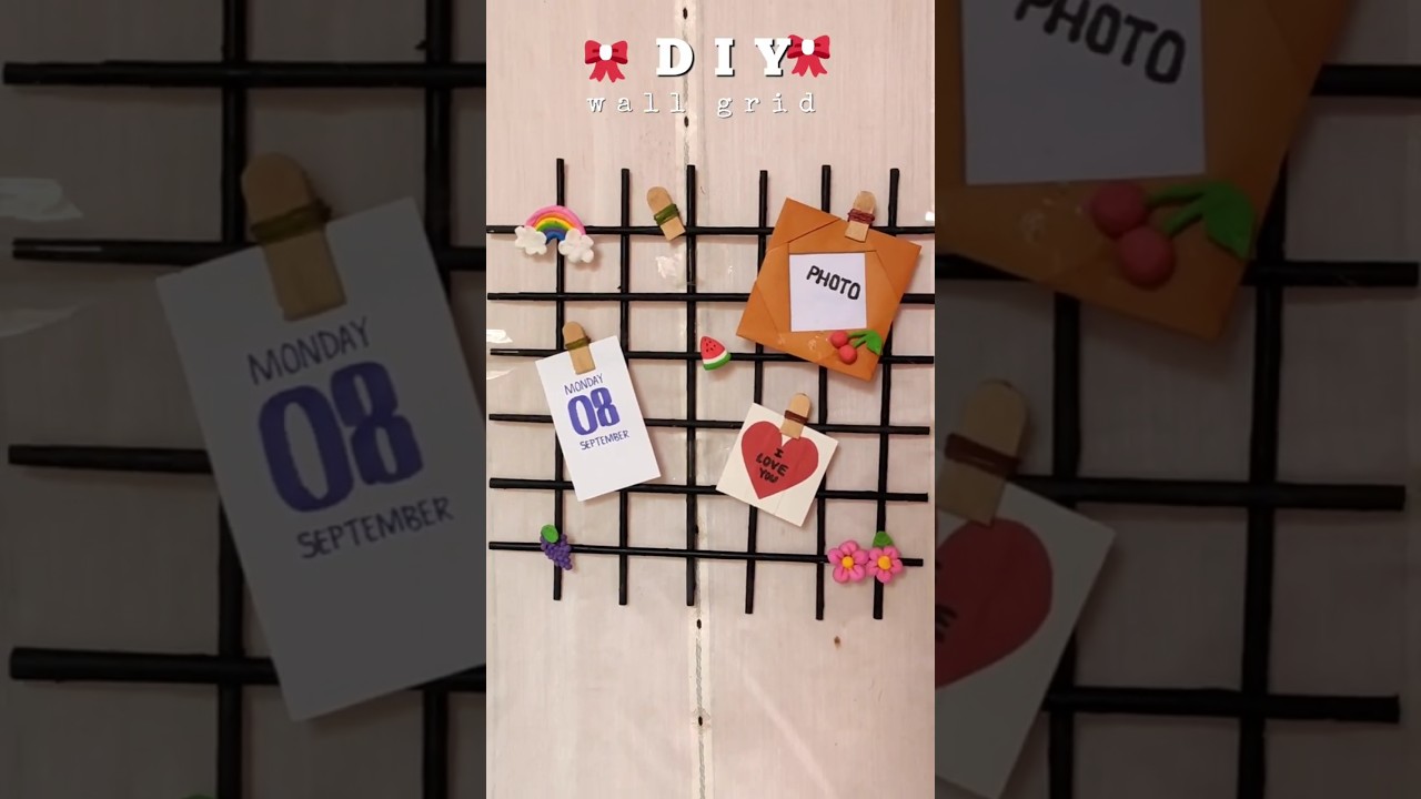 DIY Paper Wall Gird