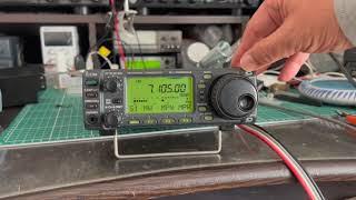 Icom IC-706MK2G 操作パネル と セパレート用ステー 動作未確認 Icom IC-706MK2G 操作パネル と セパレート用ステー 動作未確認