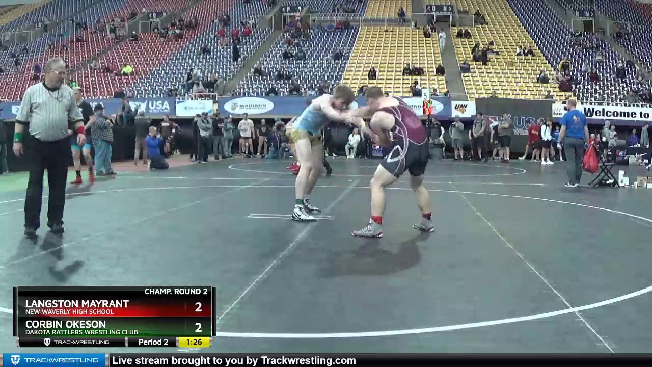 Junior 182 Corbin Okeson Dakota Rattlers Wrestling Club Vs Langston