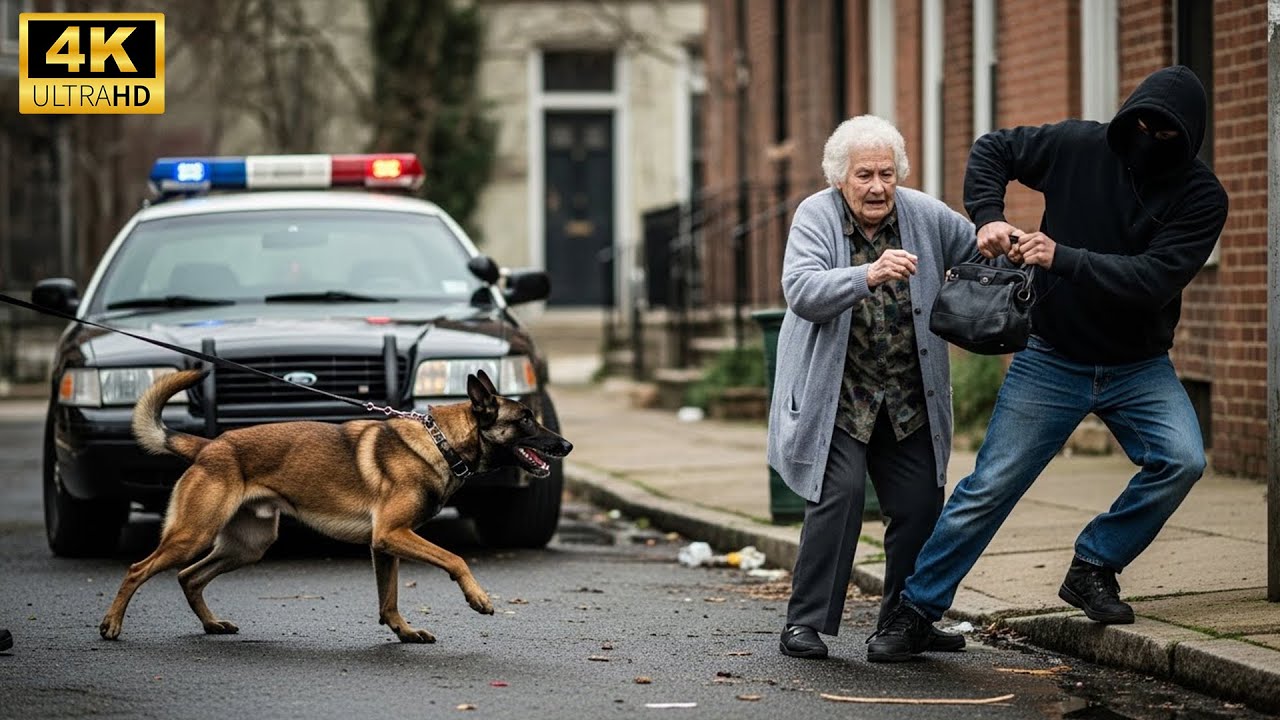Brave Police Dog Rushes to Help an Elderly Woman — But the Real Story Was Just Beginning