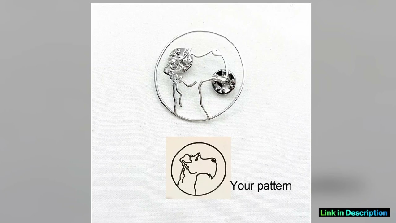 custom brooch stainless steel Upgrade Edition