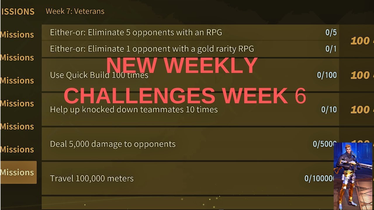 new weekly challenges week 7 of Creative destruction - YouTube