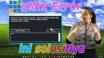 CARA MENGATASI vMix Pro 26 Value of 