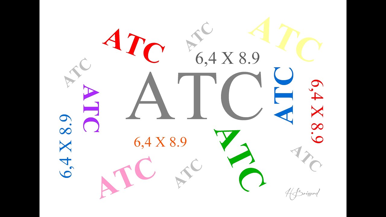 Je commence des petites ATC....