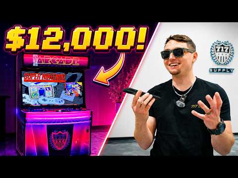 Calling TWO Giveaway Winners + Revealing Our Custom Built Arcade Machine!