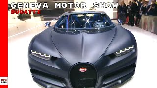 Athlete Statistics Bugatti Divo and Chiron Sport 110 ANS At 2019 Geneva Motor Show