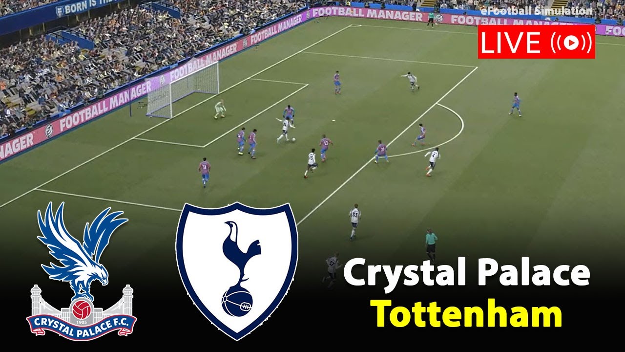 🔴Live- Crystal Palace vs Tottenham | England Premier League 2025/26 Match | PES21 Game Simulation