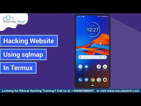 Website Hacking with SQL Injection using Termux   1