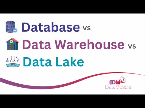 🏭 Types of Data Stores | Database vs Data Warehouse vs Data Lake