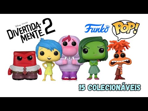 DIVERTIDA MENTE 2 COLEÇÃO FUNKO POP!