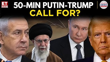 Vladimir Putin, Donald Trump Hold 50-Min Call On Israel-Iran Escalation, Eye Nuclear Talks Revival