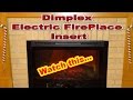 How To Install a Dimplex Electric Fireplace Insert , Model DF3033 ST