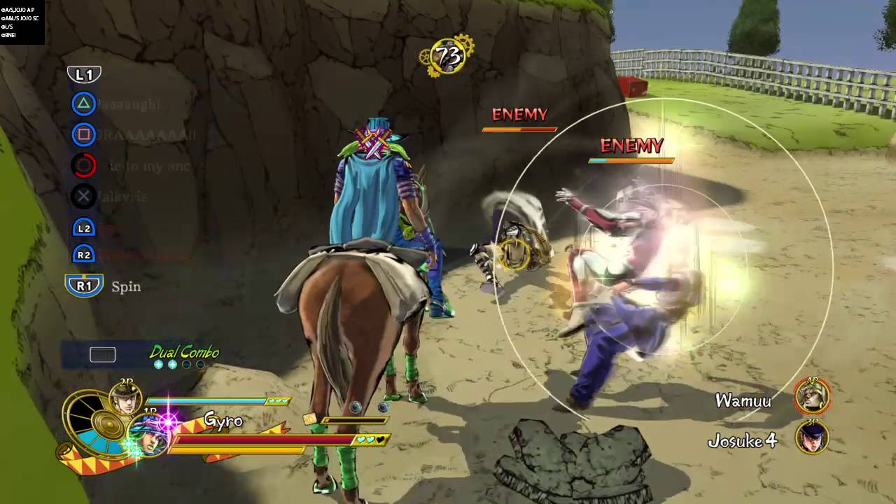 JoJo's Bizarre Adventure Eyes of Heaven Gyro Zeppeli YouTube