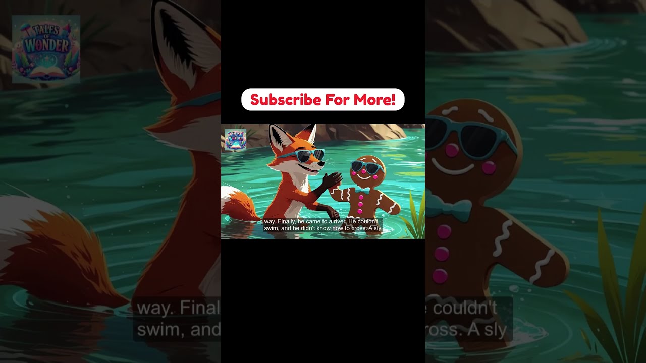 The Gingerbread Man Story 🍪✨ | Kids Bedtime Story | Animated Fairytale for Children