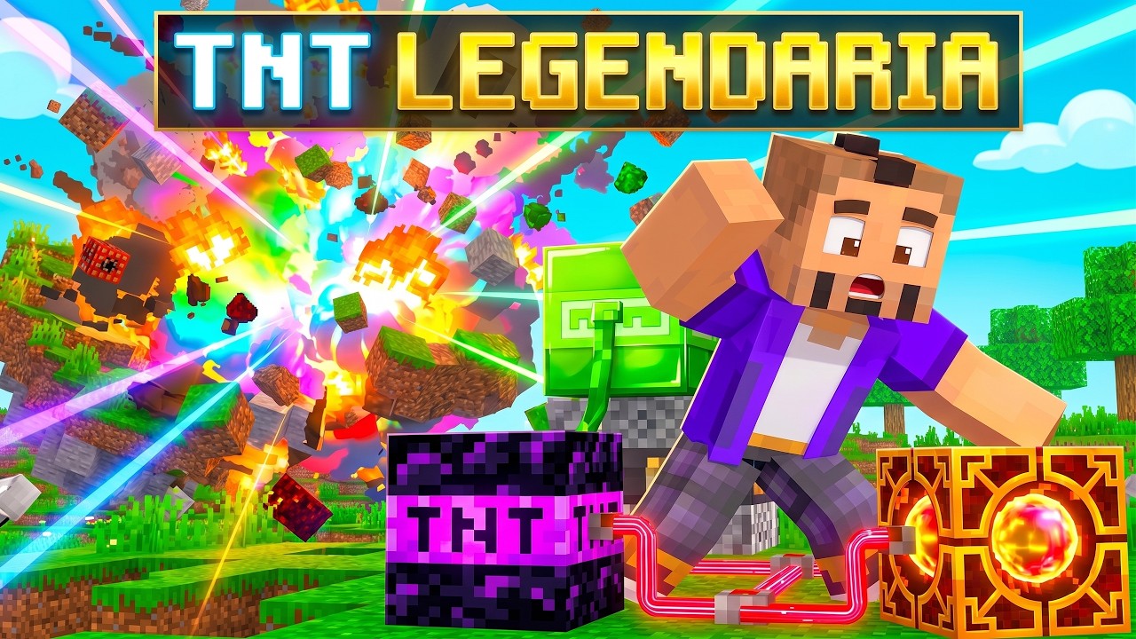 Explotamos TODAS las TNT LEGENDARIAS en Minecraft!