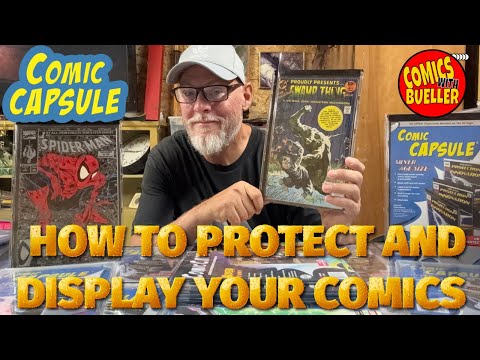 Best Way to Protect Your Comic Books - How To Display Your Comics - Comic Capsule Supplies #comics