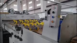 jumbo flexo printer  gluer stitcher  inline