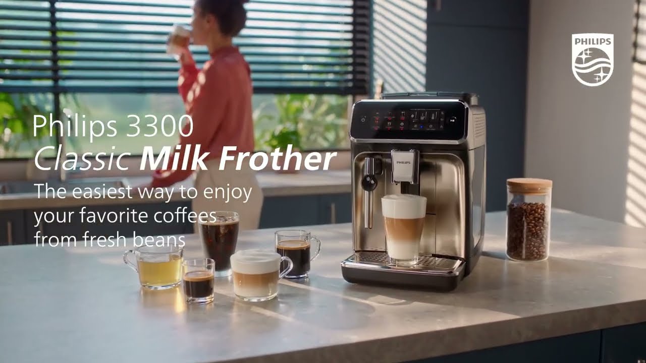 Philips 3300 Series Espresso Machine with Classic Milk Frother