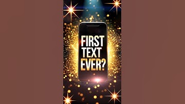 The World’s First Text Message? You Won’t Believe It ! 📩 #shorts