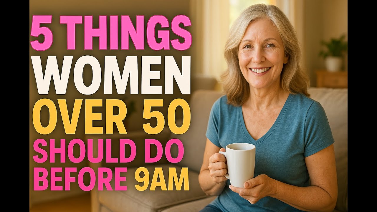 5 things women over 50 should do before 9am - YouTube