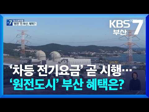 ‘차등 전기요금’ 곧 시행…‘원전도시’ 부산 <strong>혜택은</strong>? / KBS  2026.08.05.