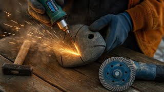 This Flat Rock Hid A Sleeping Fish Watch It Come Alive. Diy