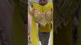 Celebrity style yellow PDP designer lehenga perfect for haldi, mehndi, and other festive occasions