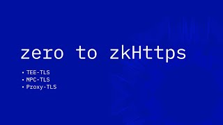 6/ TEE-TLS, MPC-TLS, Proxy-TLS