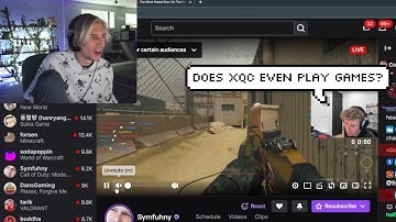xQc Gets Exposed by Symfuhny for Not Playing Games