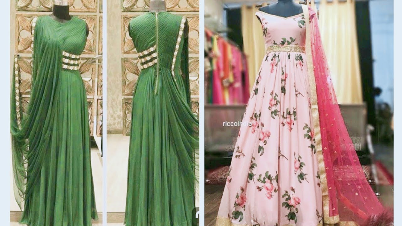 Print Maxi design and party wear Maxi design YouTube