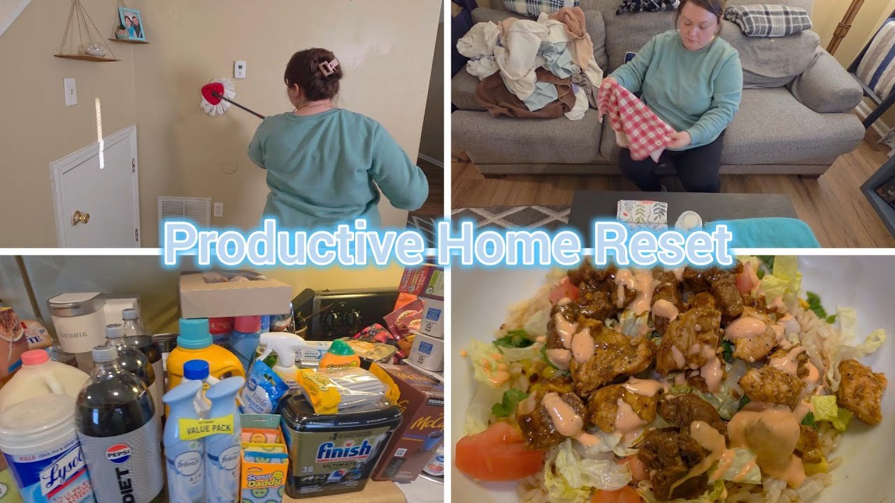 A Bit of Everything | Grocery Haul | Clean With Me | Simple Living & Laundry Motivation | Realistic